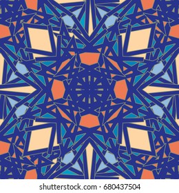 Abstract color seamless pattern for background texture.
