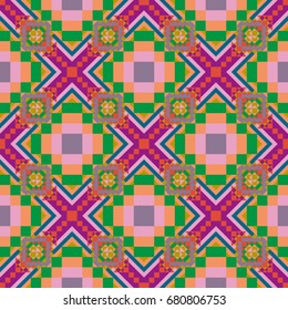 Abstract color seamless pattern for background texture.