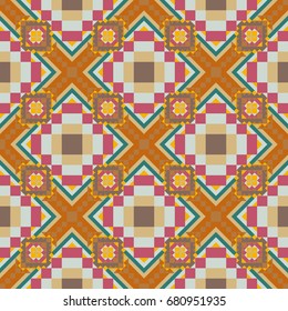 Abstract color seamless pattern for background texture.