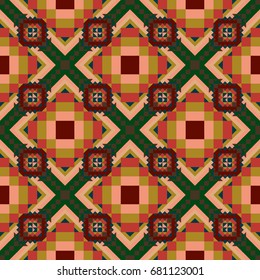 Abstract color seamless pattern for background texture.