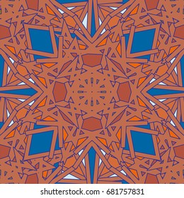 Abstract color seamless pattern for background texture.