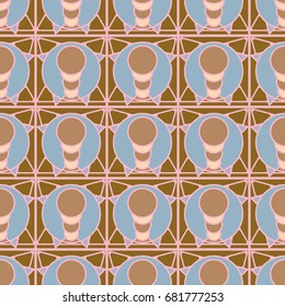 Abstract color seamless pattern for background texture.