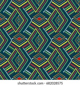 Abstract color seamless pattern for background texture.