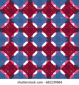 Abstract color seamless pattern for background texture.