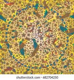 Abstract color seamless pattern for background texture.