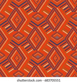 Abstract color seamless pattern for background texture.
