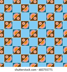Abstract color seamless pattern for background texture.