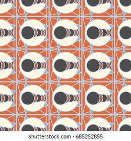 Abstract color seamless pattern for background texture.