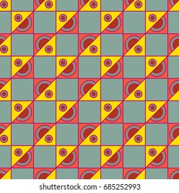 Abstract color seamless pattern for background texture.