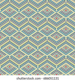 Abstract color seamless pattern for background texture.
