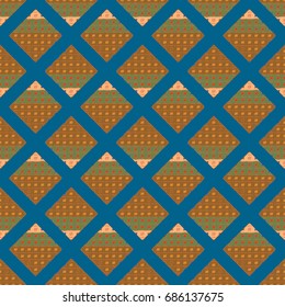 Abstract color seamless pattern for background texture.