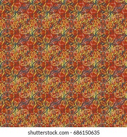 Abstract color seamless pattern for background texture.
