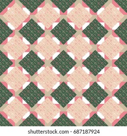 Abstract color seamless pattern for background texture.