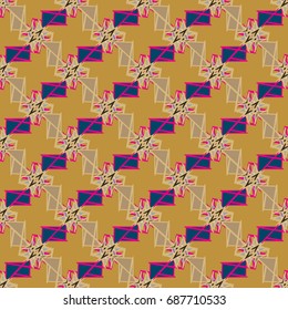 Abstract color seamless pattern for background texture.