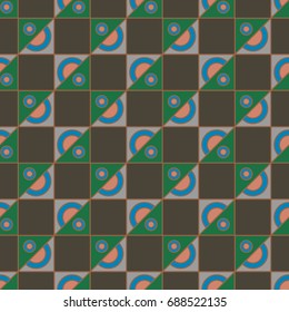 Abstract color seamless pattern for background texture.