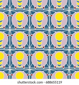 Abstract color seamless pattern for background texture.