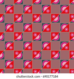 Abstract color seamless pattern for background texture.