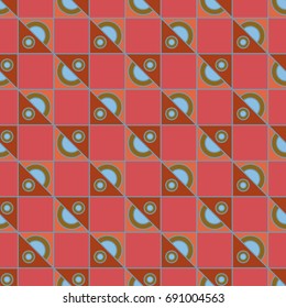 Abstract color seamless pattern for background texture.