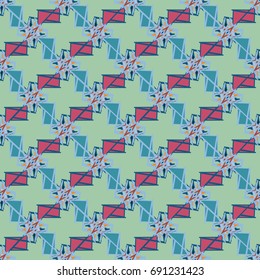 Abstract color seamless pattern for background texture.