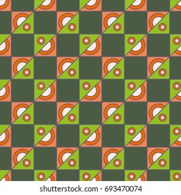 Abstract color seamless pattern for background texture.
