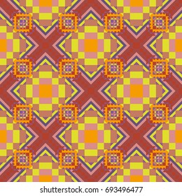 Abstract color seamless pattern for background texture.