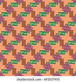Abstract color seamless pattern for background texture.