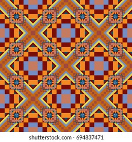 Abstract color seamless pattern for background texture.