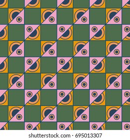 Abstract color seamless pattern for background texture.