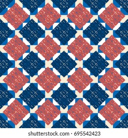 Abstract color seamless pattern for background texture.