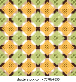 Abstract color seamless pattern for background texture.