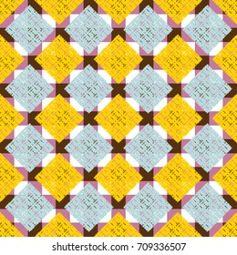 Abstract color seamless pattern for background texture.