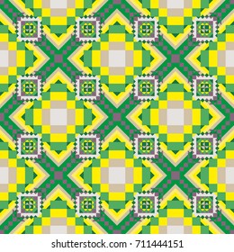 Abstract color seamless pattern for background texture.