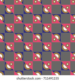 Abstract color seamless pattern for background texture.