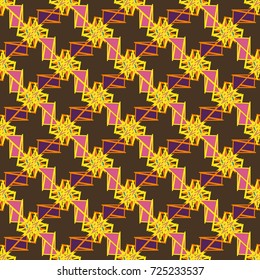 Abstract color seamless pattern for background texture.