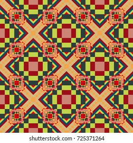 Abstract color seamless pattern for background texture.