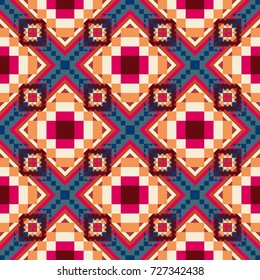 Abstract color seamless pattern for background texture.