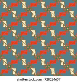 Abstract color seamless pattern for background texture.