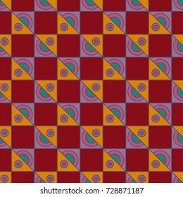 Abstract color seamless pattern for background texture.
