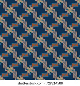 Abstract color seamless pattern for background texture.