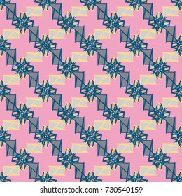 Abstract color seamless pattern for background texture.