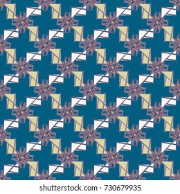 Abstract color seamless pattern for background texture.