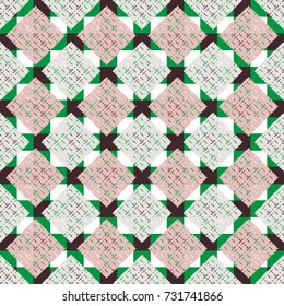 Abstract color seamless pattern for background texture.