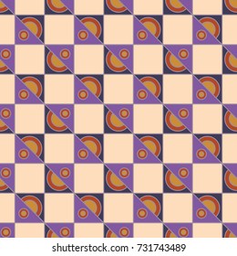 Abstract color seamless pattern for background texture.