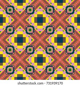 Abstract color seamless pattern for background texture.
