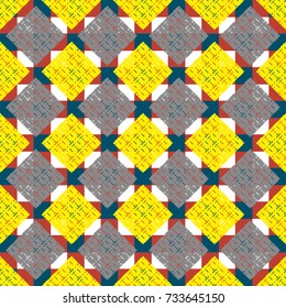 Abstract color seamless pattern for background texture.