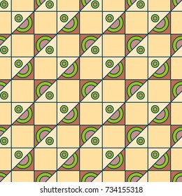 Abstract color seamless pattern for background texture.