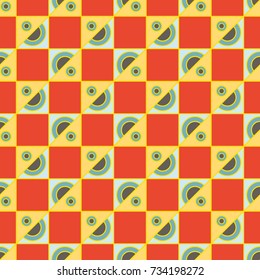 Abstract color seamless pattern for background texture.