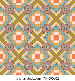 Abstract color seamless pattern for background texture.