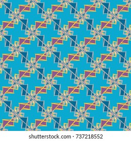 Abstract color seamless pattern for background texture.