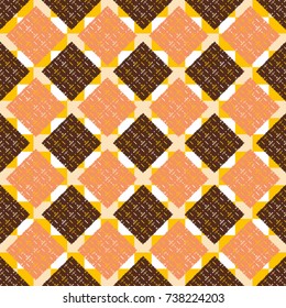 Abstract color seamless pattern for background texture.